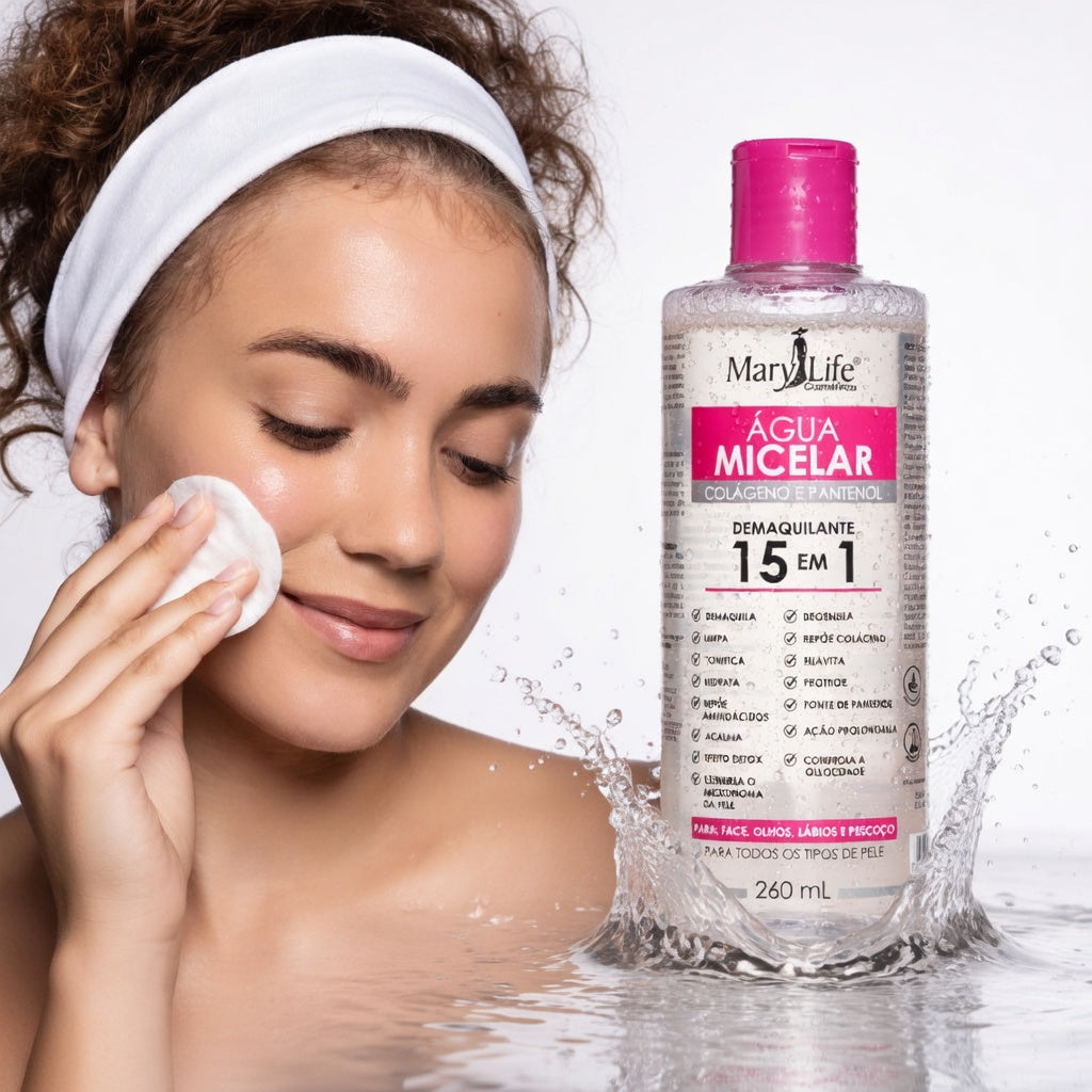 Kit Glow Renew – Detox e Regeneração - Água Micelar e Rosa Mosqueta - Imagem 4