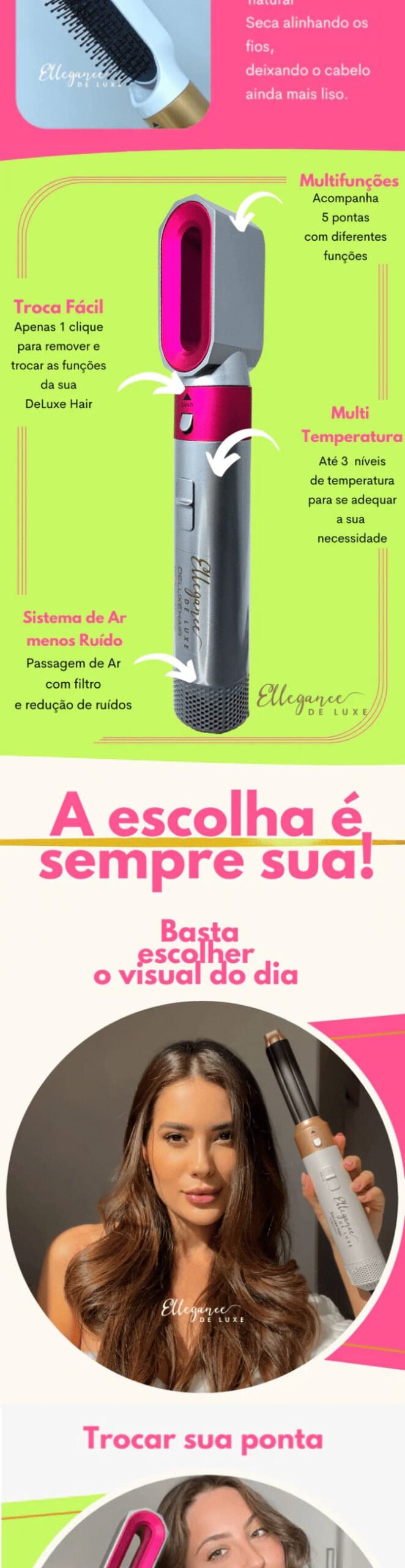 Escova 5 em 1 - Depoimentos